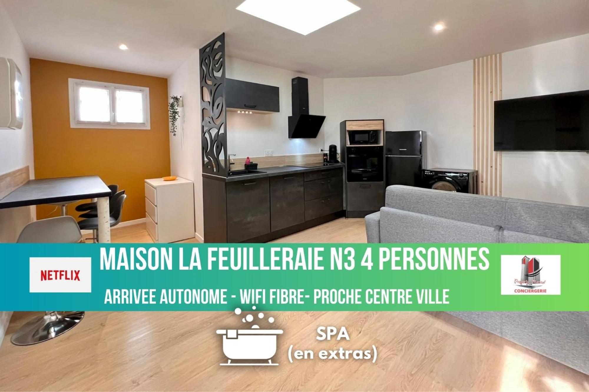 Maison La Feuilleraie N3-Standingmaison-Wifi-Proche Centre Ville-Property Rental Nm Fontenay-le-Comte Esterno foto